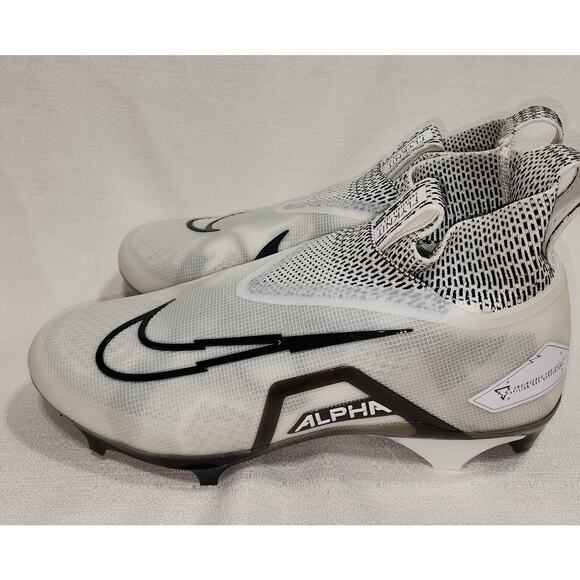 Nike Men\'s Alpha Elite 3 Ghost white Football Cleats size 11 main image 8